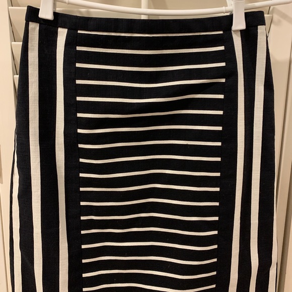 J. Crew Mixed Striped Pencil Skirt - Picture 5 of 10